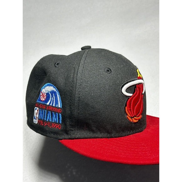 Vintage 1990s Miami Heat All Star Weekend NBA Hat Size 7 Basketball - Picture 1 of 9